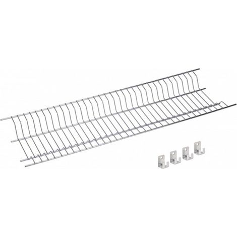 Scolapiatti in acciaio inox 75x21,5cm 91075 sauvic
