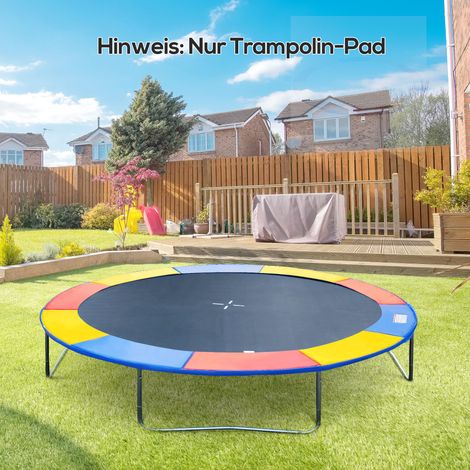 Protection de bord de trampoline, filet de sécurité, bâche de protection contre les intempéries, protection de bord d'échelle : Ø 244 cm, multicolore
