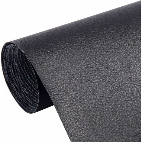 5 Patchs En Cuir Autocollants, Cuir Artificiel Durable, Résistant Aux Frottements, Auto-Adhésifs, Adaptés Aux Sièges De Voiture, Canapés (20 X 30 Cm, Noir) (1/4)