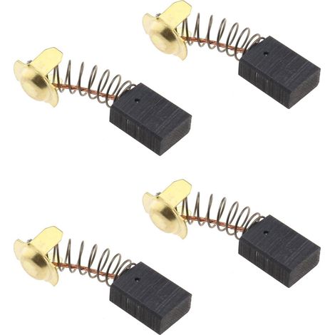2 Paires Balais de Charbon 6x11x15mm à Arrêt Automatique Pièce de Rechange de Agitateur Compatible avec UniMix Cement Mixer Stirrer U1300 Accessoires d'outils Électriques (1/5)