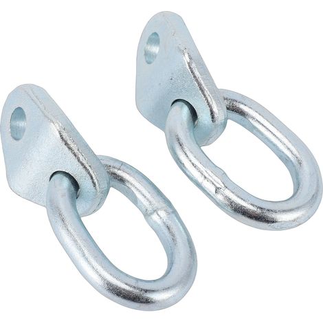 Ensemble de supports de levage de moteur en acier inoxydable forgé 7100, capacité de 5500lbs, 2500kg, pour niveleurs de charge et élingues, 2 pièces (1/5)