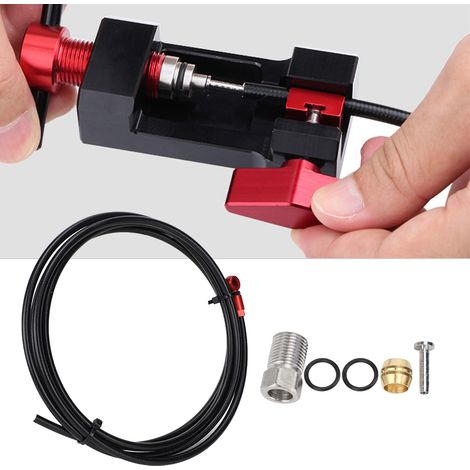 Tuyau d'huile de frein à disque hydraulique pour vélo BH90/M640/M7000 - Connecteur de conduite de frein (1/5)