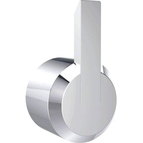 Gancio singolo in acciaio con kit montaggio incluso finitura cromo - Stapol