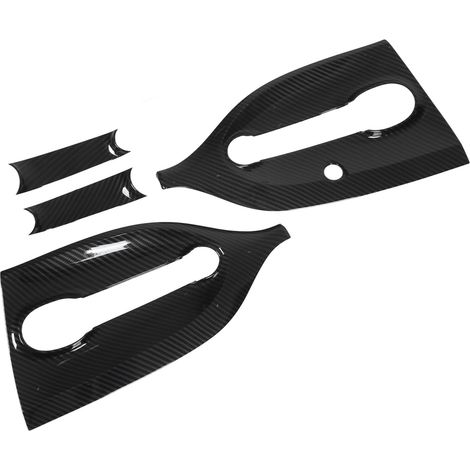 Kit de cache-poignée de porte extérieure couleur fibre de carbone pour Smart Fortwo C453 A453 2016-2021 (1/5)