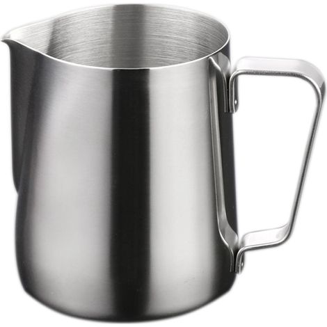 Pitcher À Lait - 150 ml - Acier Inoxydable - Pour Création De Latte Art Et Froth De Lait - 1 Pièce (1/4)