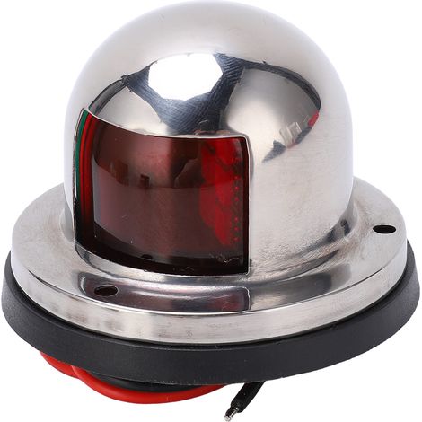 Feu de navigation LED 12 V pour bateau, rouge et vert, lampe de signalisation marine pour navire et yacht (1/5)