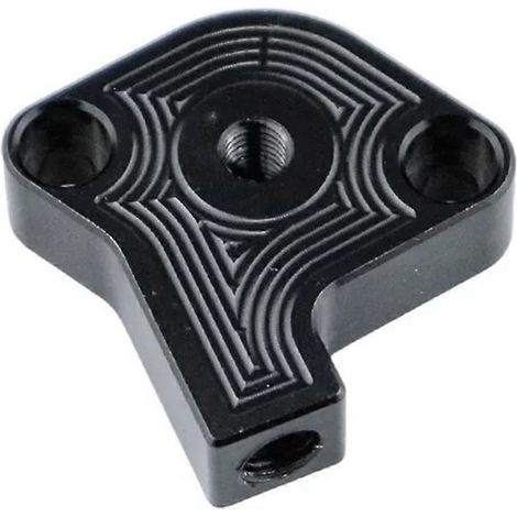 Tendeur de chaîne de distribution en aluminium usiné CNC, résistant à l'usure et nécessitant peu d'entretien, pour moto WAVE 125 (usage quotidien). (1/4)
