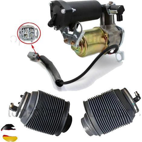 Compresor de suspensión neumática, compatible con Toyota, incluye secador, desplazamiento 48090-35011, kit completo de muelles (1/5)