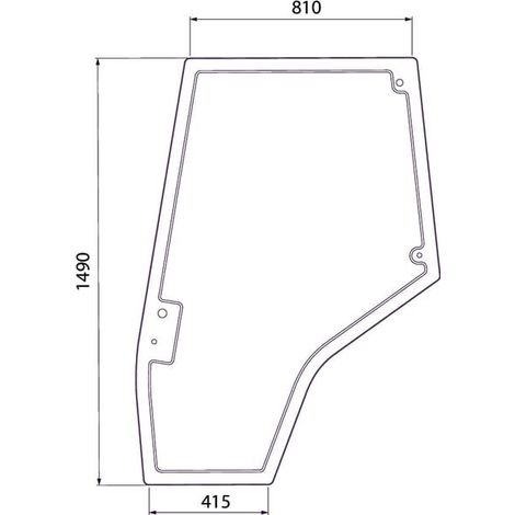 Vitre de porte UNIVERSEL 4272775M1N
