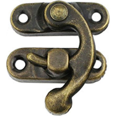 Ulisem 20 Stück Antik Bronze Farbe Riegel Haspe Rechts Hand Schwenkarm, Betterlife (1/5)