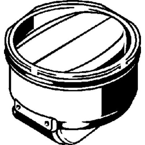 Viega odeurs Viega Advantix 4936.6 avec 2 volets pendulaires, hauteur du joint étanche 30 mm (1/3)