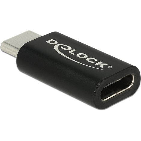 Delock adap. superspeed usb 10 gbps (usb 3.1 gen 2) usb type-câ¢ macho a puerto hembra de ahorro de energÃ­a