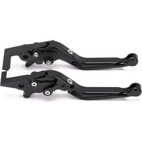 Palancas de freno y embrague CNC para Honda ADV150 2019-2021 - 2 unidades, aluminio negro. (1/5)