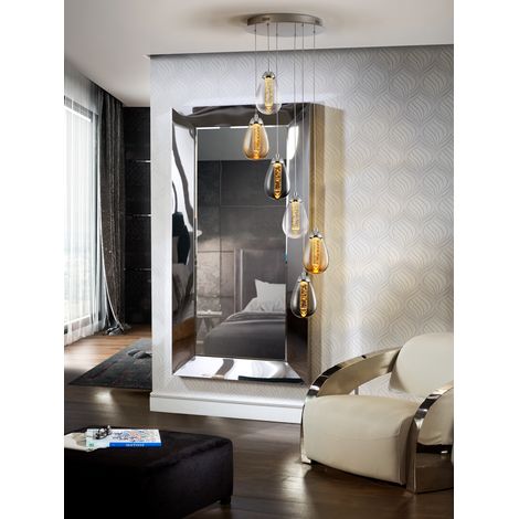 LAMPARA TACCIA 6L CROMO/COLOR (1/3)
