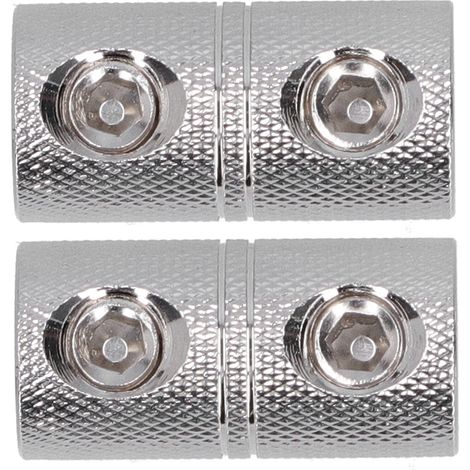 Deux bornes d'extension de cordon d'alimentation, coupleurs d'entrée/sortie de calibre 0, adaptés aux systèmes audio de voiture. (1/5)