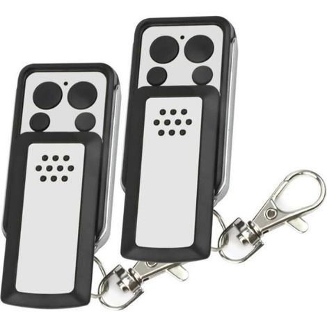 Télécommande - 2 Boutons - 433,92 Mhz - Pour Motorisations De Portail Et Porte De Garage - 1 Pièce (1/4)