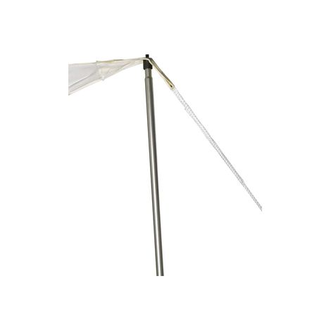 Mât en acier galvanisé pour voile d'ombrage Ø 20 mm – 2,70 m – Résistant aux intempéries – Installation facile avec kit de montage – Jardideco