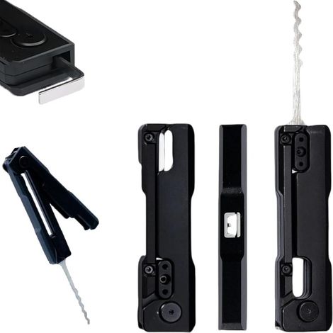 Irovami Kit crochetage serrurier 10 pièces – Serrures entraînement, acier, étui compact – Idéal pour apprentissage, détente, pratique (1/5)