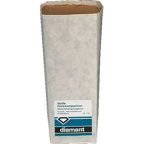 Schleif- u.Polierpaste Polierkomposition weiß-beige DIAMANT (1/2)