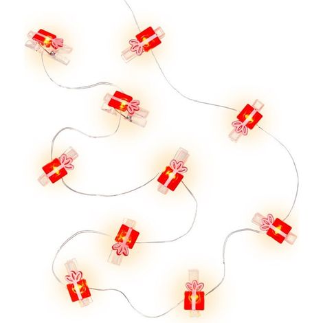 goobay 60249 - Catena luminosa a 10 LED con mollette/clip a LED per immagini polaroidi/catena luminosa per immagini Polaroid da appendere/clip foto decorativa/per 10 immagini (1/5)
