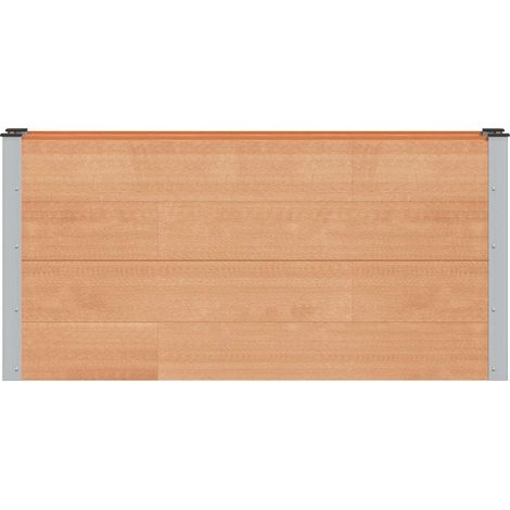 vidaXL Garden Raised Bed Brown 150 x 30 x 72 cm