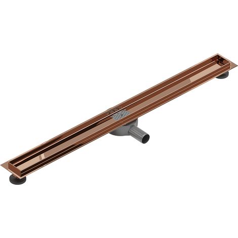 Mexen Flat 360° Korpus für drehbaren Linienablauf 80 cm, Roségold - 1640080 (1/4)