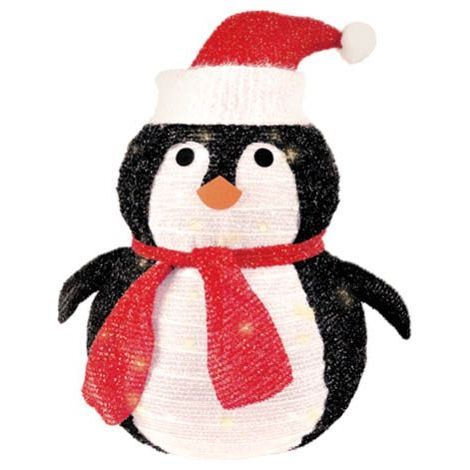 Pingouin LED pliable 600 mm, 8 fonctions, lumière chaude (1/5)