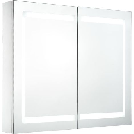 Maison Exclusive - LED-Spiegelschrank 80x12,2x68 cm