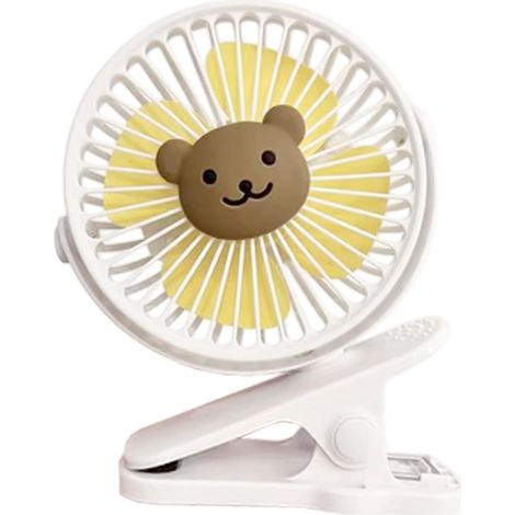 Outdoor-Kinderwagenventilator, kleiner Kinderwagenventilator, Outdoor-Schlafkinderwagenventilator, 360-Grad-Drehfunktion, Belüftungswerkzeug für Autositze