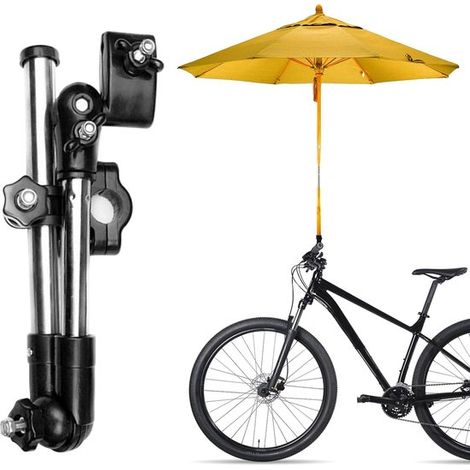 Support de parapluie pliable - Réglable à 180°/360° - Pince pour parapluie (1/5)