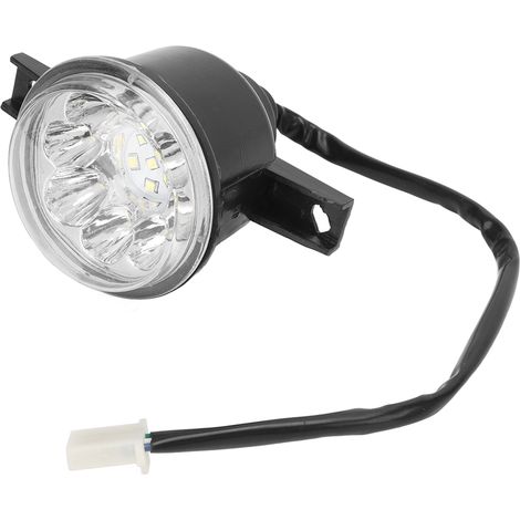 Phare LED Avant Moto Scooter Vélo, Feu de Croisement et Route 12V Universel, Lampe Projecteur Haute Performance pour Trottinette Électrique et Bicyclette (1/5)
