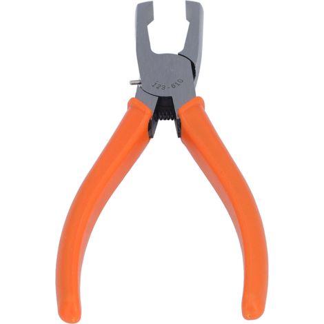 Pince coupante à 90 degrés CRV portable à bec coudé de 10 mm pour broches de tubes électroniques, broches de circuits imprimés, réparations électroniques (1/5)