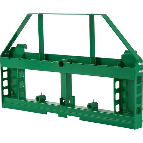 Cadre de Fourche à Palette pour Chargeuse Compacte, 1270 mm, Charge 1814 kg, avec Récepteur d'Attelage 50,8 mm, Manchons de Lance, Compatible Tracteur Spécifique Montage Rapide, Cadre Uniquement (1/5)