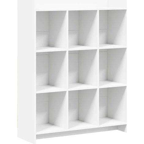 Maison Exclusive - Libreria Bianco 87,5 x 30 x 111 cm Legno ingegnerizzato (1/5)