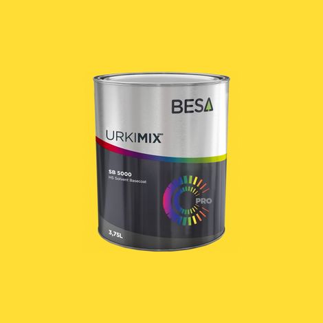 Pot de Peinture Polyuréthane / bi composant Pantone 108 U  Satin - 3 kg
