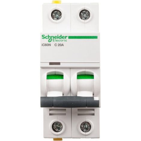 Interruptor Schneider Electric ic60n-c20-2 20 A 400 V