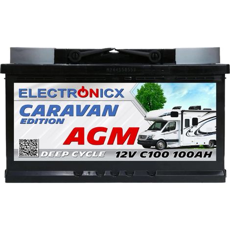 Electronicx Caravan V2 AGM 100Ah 12V - Wohnmobil Boot - Premium Versorgung (1/5)