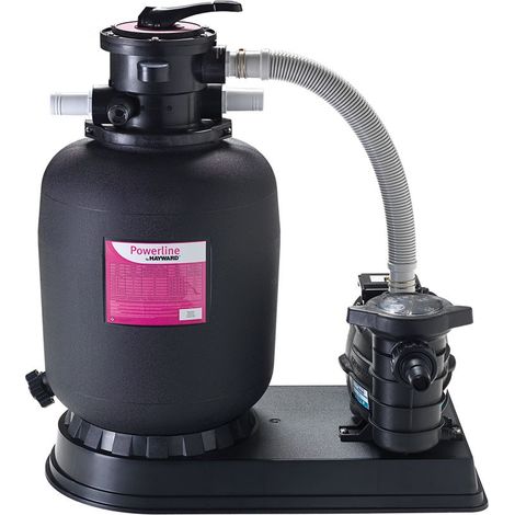 Hayward – Filtre à sable 6 m³/h – Cuve polyéthylène 400 mm – Débit max 6 m³/h – Pour piscines jusqu'à 24 m³