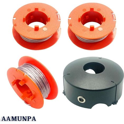 Zubehör für Rasentrimmer, Fadenspule für Bosch Freischneider für ART 23 26 30 Commitrim Easytrim 8 m F016800175 (3 Spulen + 1 Kappe) (1/5)