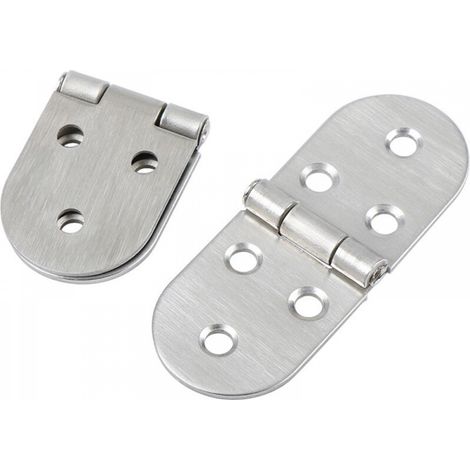 Charnières de table pliantes en acier inoxydable, ouverture à 180 degrés pour bureaux, armoires et fenêtres, ensemble de quincaillerie durable