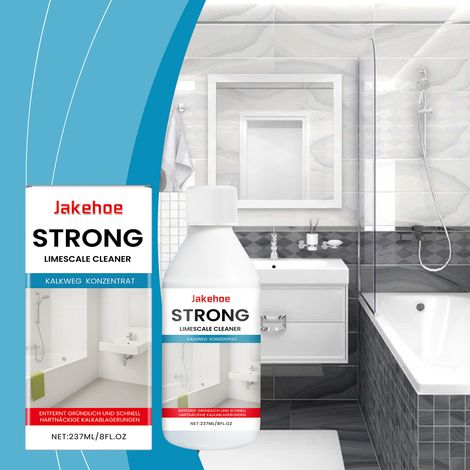 Bathroom descaling agent with neutral formula protects surface shine, suitable for shower heads, tiles, and metal -- 237ml -- BIEMMEDUE (1/5)