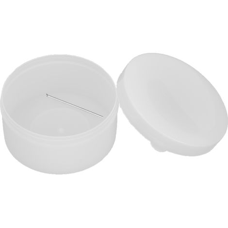 Aiguille de ventilation pour perruque et barbe 0,6mm, acier inoxydable, tressage capillaire, crochet, fabrication de perruques (1/5)