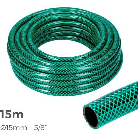 BASIC LINE Gartenschlauch Innen-Ø 15 mm Außen-Ø 19 mm (5/8") – 15 m EDM-Rolle (1/2)