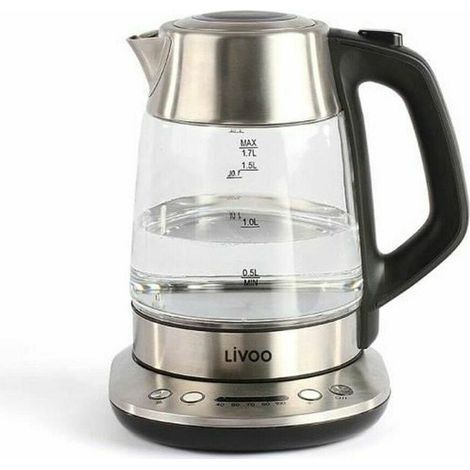 Livoo DOD165 Wasserkocher elektrisch 1,7 L grau