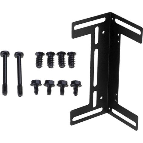 Benutzerfreundliche Lüfterhalterung, einfache Montage, geeignet für 8 cm/9 cm/12 cm Lüfter, einfache Installation, Erweiterungs- und Verbindungsrahmen, Schwarz (Schwarz) (1/5)