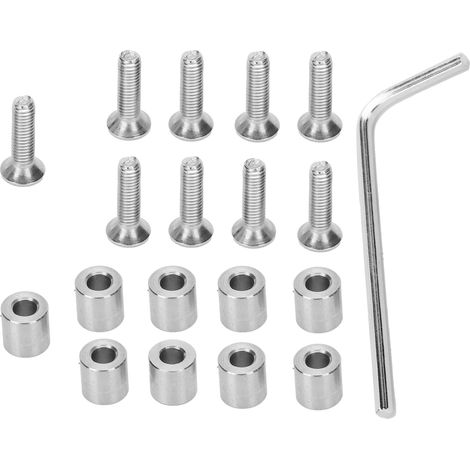 Kit support vis M3 pour plateau chauffant Prusa MK3, axe Y, entretoises et clé, kit de fixation imprimante 3D, remplacement pièces, robuste et précis (1/5)