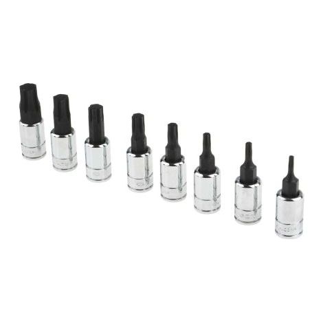 Facom – Jeu d'embouts de vissage 8 pièces – Longueur 37mm – Tête hexagonale – Profil OGV Grip pour vis endommagées (1/5)