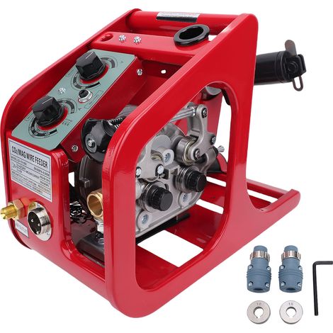 Machine à souder MAG CO2 rouge, chargeur de fil automatique, 1.5-20 m/min, soudeur à Double entraînement à grande vitesse 500A (1/5)