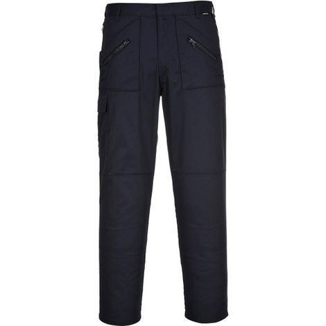 Pantalón de trabajo polialgodón de múltiples bolsillos Action Bajos S887 32 Azul Marino