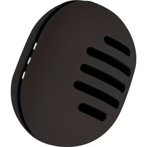Aufbewahrungsbox aus Kunststoff für Puderquasten, Make-up-Schwämmchen, Puderquastenhalter (schwarz) (1/5)
